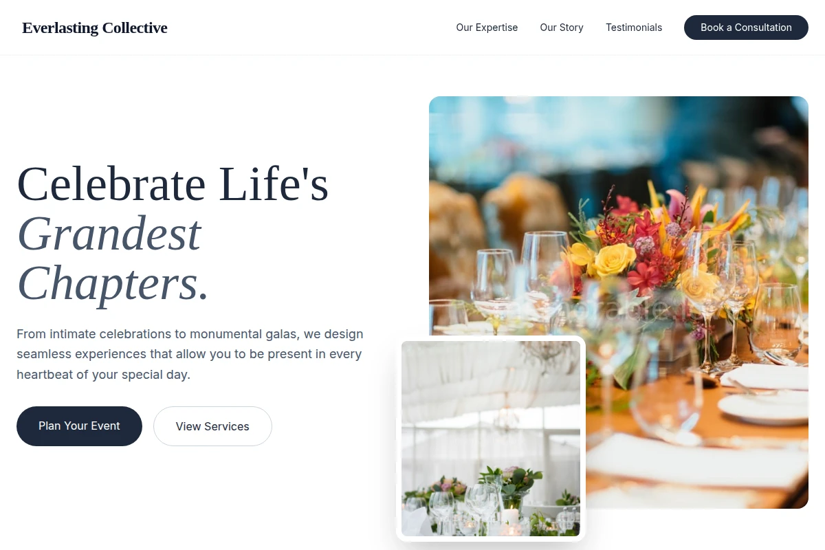 Keepsake Event Planning